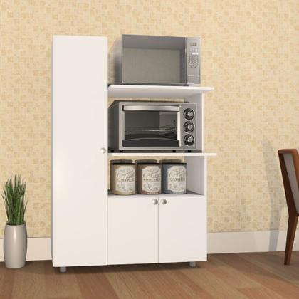 Imagem de Armário de Cozinha Multiuso Âmbar 3 Portas Forno e Micro