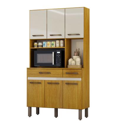Imagem de Armário de Cozinha New Ventura com 6 Portas e 2 Gavetas Mobilihouse