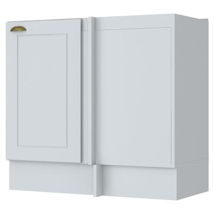 Imagem de Armário de Cozinha para Canto Americana 1 Porta 100% Mdf Branco - Henn