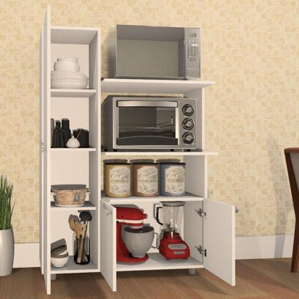 Imagem de Armário de Cozinha para Forno/Micro-ondas com 3 Portas Multimóveis CR20348