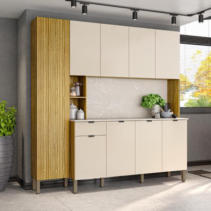 Imagem de Armário de Cozinha Riscatto Almudena Freijó Vanilla