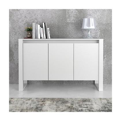 Imagem de Armário Escritório 3 Portas 84x136x36 cm Branco Tecnomobili