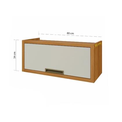 Imagem de Armário Geladeira 1 Porta Basculante Imperatriz 80cm Mdf -Nesher 