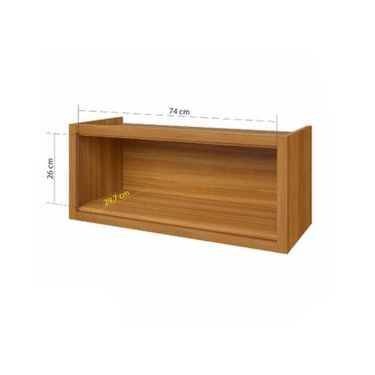 Imagem de Armário Geladeira 1 Porta Basculante Imperatriz 80cm Mdf Nesher