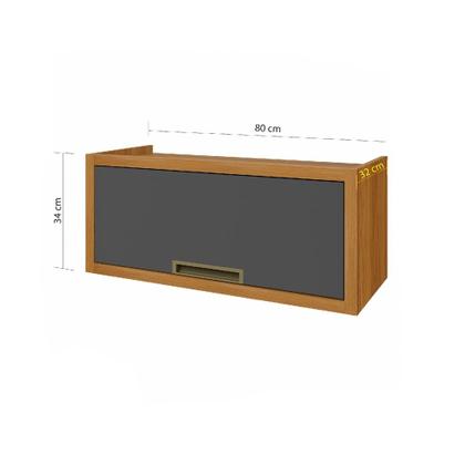 Imagem de Armário Geladeira 1 Porta Basculante Imperatriz 80cm Mdf Nesher