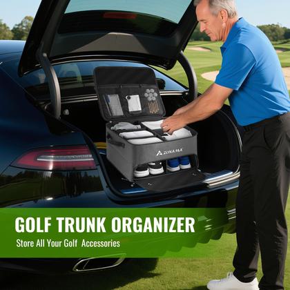 Imagem de Armário impermeável de 3 camadas do Golf Trunk Organizer Z ZONAMA