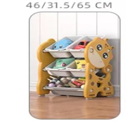 Imagem de Armario infantil estante organizadora de brinquedos porta treco com 5 caixas multifuncional 