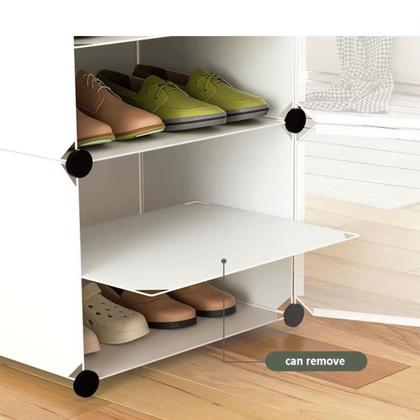 Imagem de Armario modular 8 organizador guarda roupa brinquedos sapateira