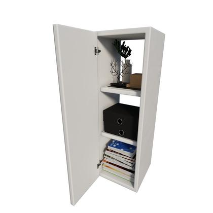 Imagem de Armário Multiuso 1 Porta Lavanderia Otimizada Vertical/Horizontal Versátil