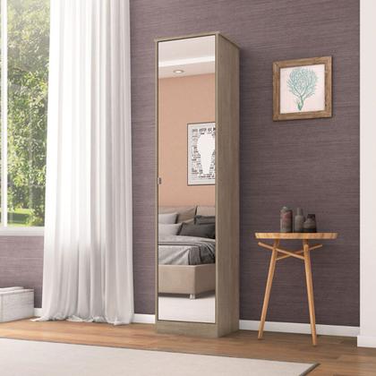 Imagem de Armário Multiuso 1 Porta Reflex ll 21170 Nogal Touch Demóbile