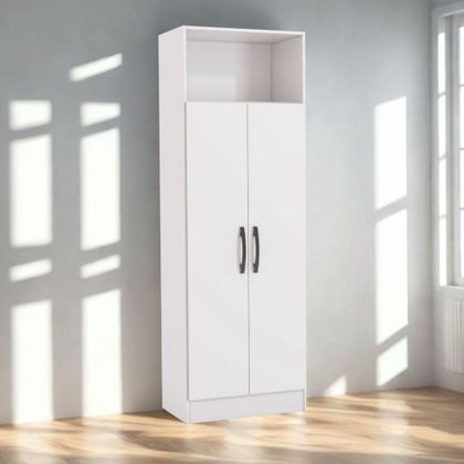 Armario Multiuso 2 Portas 167x57 Cm N408 Kappesberg Branco