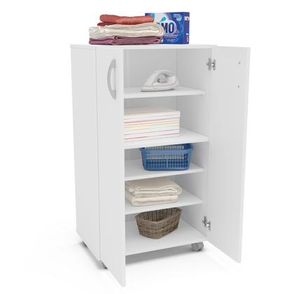 Imagem de Armário Multiuso 2 Portas 4 Prateleiras Limeira