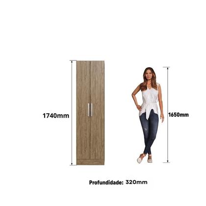 Imagem de Armário Multiuso 2 Portas 5 Prateleiras