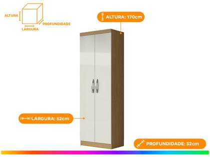 Imagem de Armário Multiuso 2 Portas Aramóveis New
