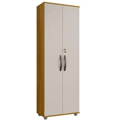 Imagem de Armário Multiuso 2 Portas Caio Chf Móveis Cinamomo Com Off White