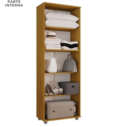 Imagem de Armário Multiuso 2 Portas Caio Chf Móveis Cinamomo Com Off White