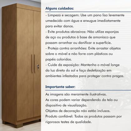 Imagem de Armário Multiuso 2 Portas com Chave e 5 Prateleiras Asteca Marrom/Cinamomo