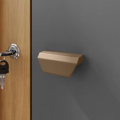 Imagem de Armário Multiuso 2 Portas com Chave Versátil Carvalho Americano/Grafite - Incorplac