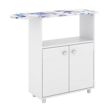 Imagem de Armário Multiuso 2 Portas com Tábua de Passar - Branco