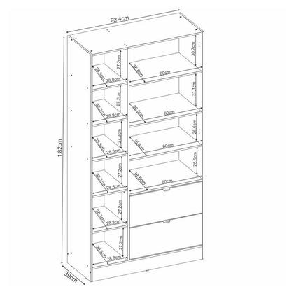 Imagem de Armário Multiuso 2 Portas Joy Amêndola Off White com Espelho  Demóbile