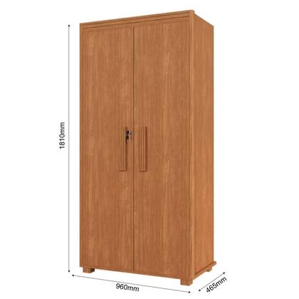 Imagem de Armário Multiuso 2 Portas MDF Organizador Versátil para Quarto Cozinha ou Escritório