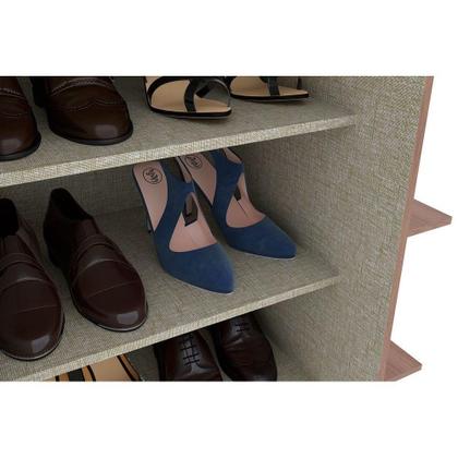 Imagem de Armário Multiuso Casal Duetto 1 Porta c/Espelho Branco - Henn