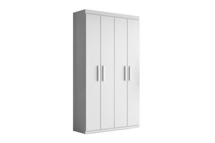 Imagem de Armário Multiuso Com 4 Portas Melbourne Branco - Aramóveis