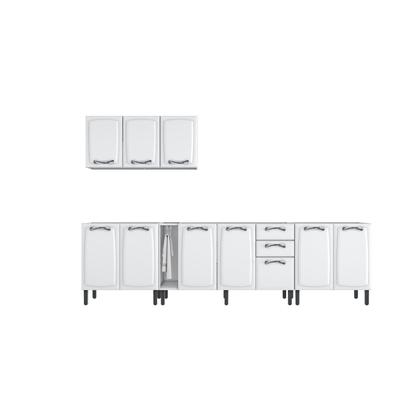 Imagem de Armário Multiuso em Aço 10 Portas 2 Gavetas New Premium Itatiaia Branco