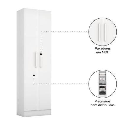 Imagem de Armário Multiuso Escritório Nt4045 com 2 Portas e Prateleiras