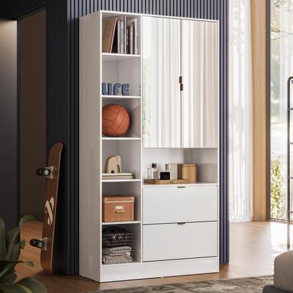 Imagem de Armário Multiuso Joy 2 Portas com Espelho - Demóbile