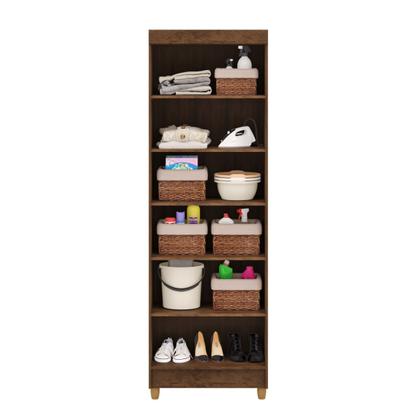 Imagem de Armário Multiuso Lavanderia Line 2 Portas Marrom - Vila Rica