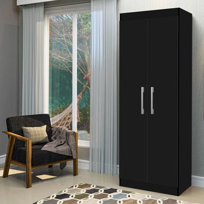 Imagem de Armário Multiuso Lumina Organizador 2 Portas Sapateira Preto