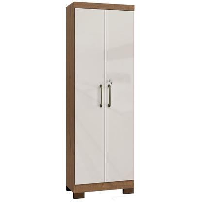 Armário Multiuso Max Plus 2 Portas Natura/off White Zanzini