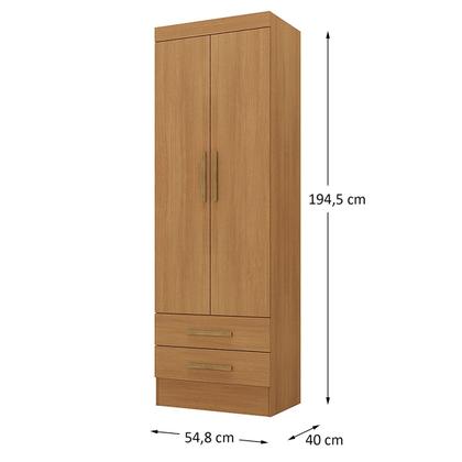 Imagem de Armário Multiuso Modulare 2 Portas 2 Gavetas Cinamomo - Panorama Móveis