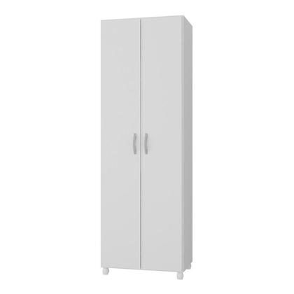 Imagem de Armário Multiuso Multimóveis para Lavanderia/aérea de serviço com porta vassouras Branco