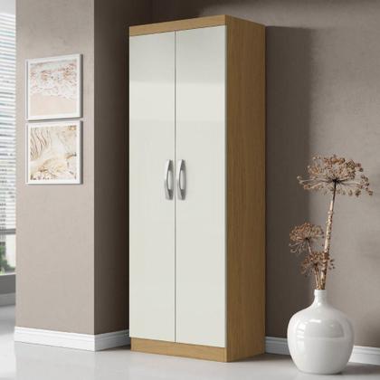 Imagem de Armário Multiuso Organizador Lavanderia 2 Portas 3 Prateleiras 1,70m New Aramóveis Atacam/off