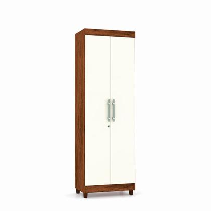 Imagem de Armário Multiuso Sapateira 2 Portas Imbuia Champanhe Vila Rica