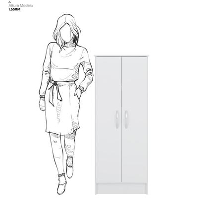 Imagem de Armário multiuso Sapateira 2 Portas Viena