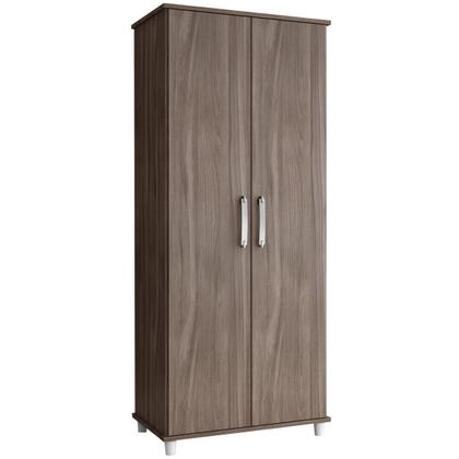 Imagem de Armário Multiuso Slim 2 Portas 4 Prateleiras Carvalho - Percasa