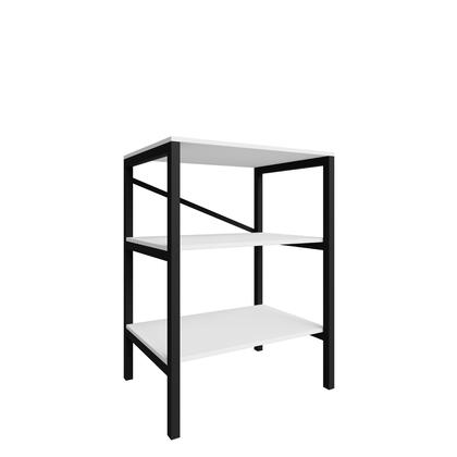 Imagem de Armário Multiuso Suporte Microondas Bebedouro Organizador Lavanderia Com Prateleiras MDF Reforçadas