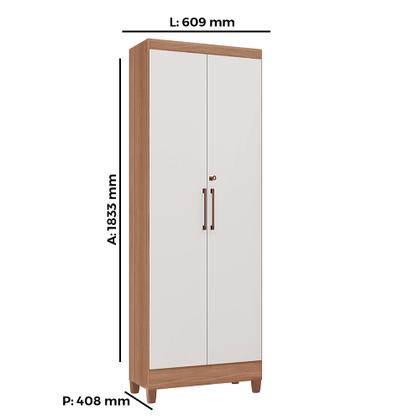 Imagem de Armário Multiuso Tuboarte New 100% 2 portas com Chave e kit de pés