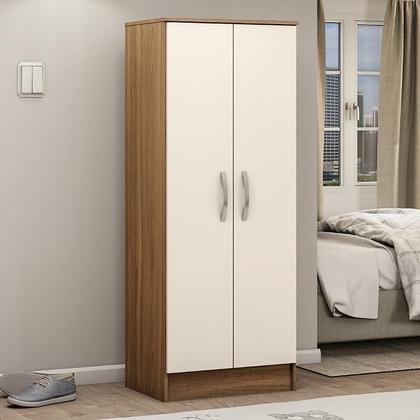 Imagem de Armário Multiuso Viena 2 Portas Amêndola/Off White - Demóbile