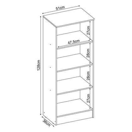 Imagem de Armário Multiuso Viena 2 Portas Amêndola/Off White - Demóbile