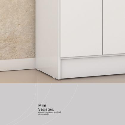 Imagem de Armário Multiuso Viena Sapeteira 2 Portas Branco - Demóbile