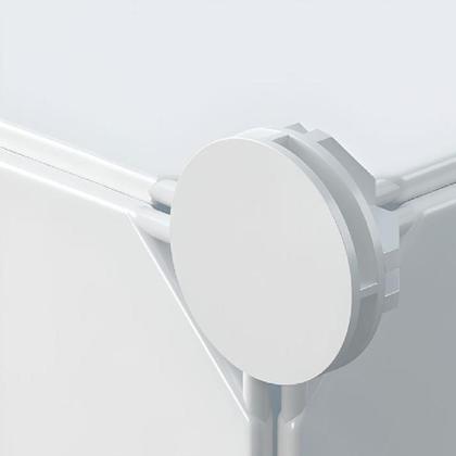 Imagem de Armario Organizador Brinquedos Grande Guarda Roupa Sapateira Modular Porta Treco Estante 8 Modulos