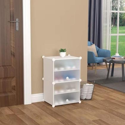 Imagem de Armario Organizador Modular Sapateira Guarda Roupas Brinquedos Multifuncional Desmontavel 4