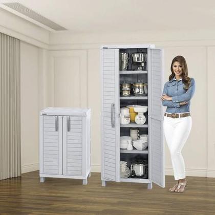 Armario Organizador Multiuso Plástico 181X45X65Cm - Rimax - Outros
