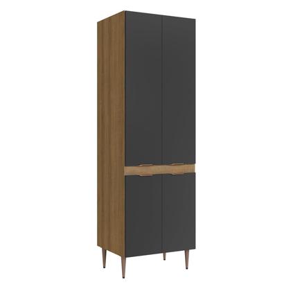 Imagem de Armário Paneleiro Duplo 4 Portas 62,8cm Veneza Modulada