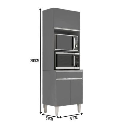 Imagem de Armário Paneleiro Duplo Torre Quente 2 Portas Andreia AJL Móveis