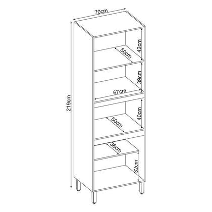 Imagem de Armário Paneleiro Firenze Duplo Forno Avena Grafito - Demóbile